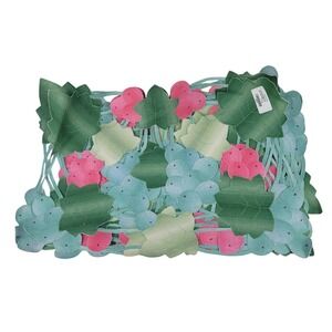 8 Khazana Grape‎ Clusters Cutout Placemats Green Pink Blue Polyester NEW